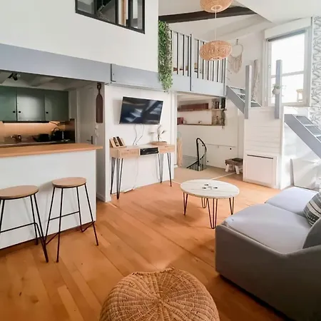 Apartament Fleuriau Cozy Boheme Proche Marche & Vieux Port La Rochelle (Charente-Maritime)